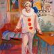 John as a Pierrot by Ian Armstrong