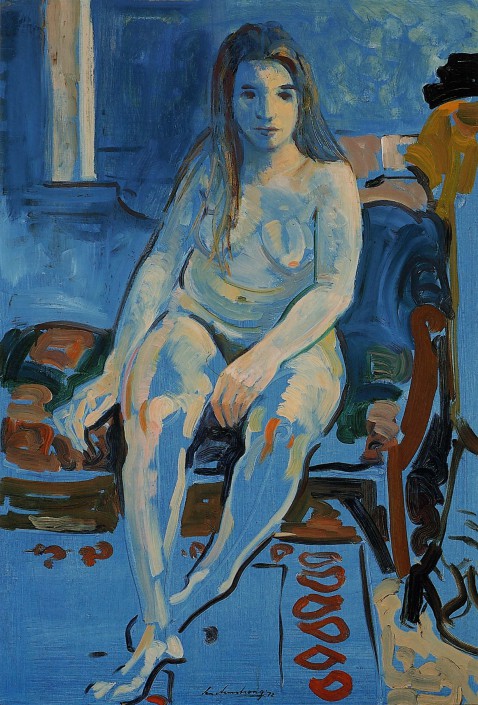 Blue Nude by Ian Armstrong